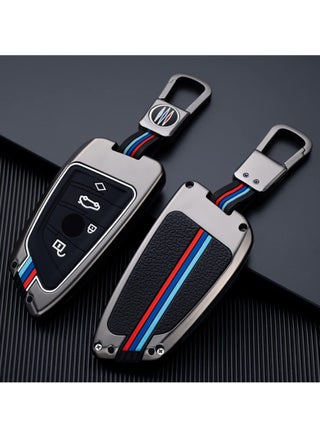 Matte Cover for BMW Key Fob Case, Zinc Alloy and Silicon Key Holder Protector Compatible with BMW 1, 3, 4, 5, 6, 7 Series, X3, X4, M5, M6, GT3, GT5, Includes Key Chain - pzsku/Z9C059AF60A73FFF2145CZ/45/_/1722790986/39f8b216-c8c0-4292-856b-8e89dfa032ef