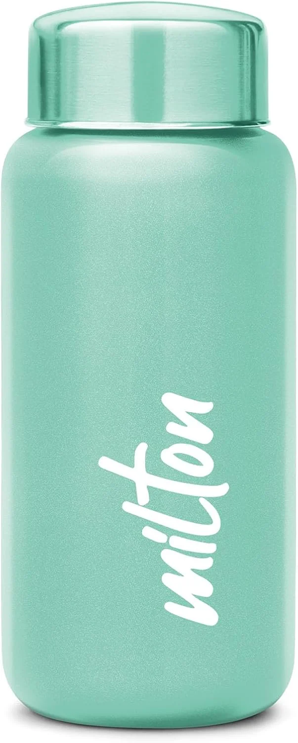 ميلتون زجاجة مياه ميلتون أكوا 500 ستانلس ستيل، 500 مل، أخضر فاتح