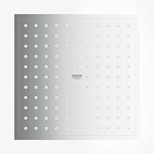 Grohe رأس دش غروهي 27705000 يورفيا كيوب، 2.5 جالون في الدقيقة، كروم ستارلايت - Image 5