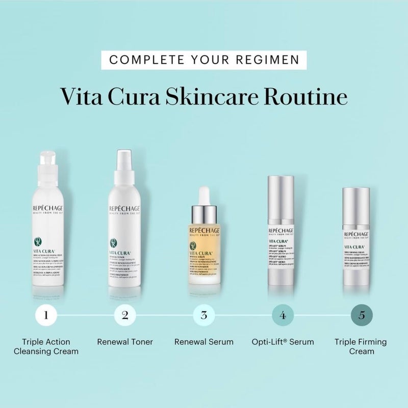 Repechage AntiAging Toner with Salicylic Acid Natural Balance Gently Exfoliates Dryness Dehydration Fine Lines Wrinkles Redness Sensitivity Vita Cura Renewal Toner for Women 177ml - Image 2