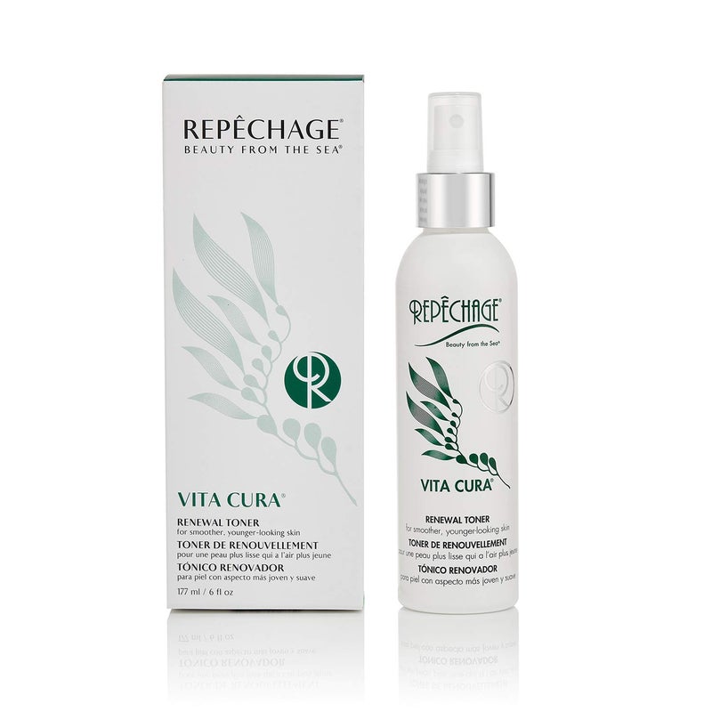 Repechage AntiAging Toner with Salicylic Acid Natural Balance Gently Exfoliates Dryness Dehydration Fine Lines Wrinkles Redness Sensitivity Vita Cura Renewal Toner for Women 177ml - Image 1