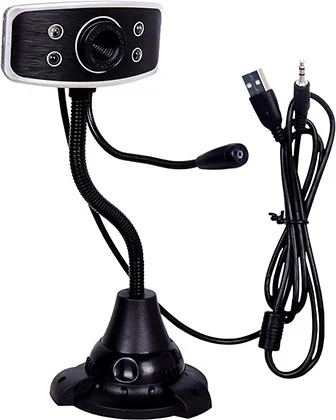 Everest SC-825 300K 480p USB LED Camera with Microphone Webcam