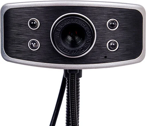 Everest SC-825 300K 480p USB LED Camera with Microphone Webcam