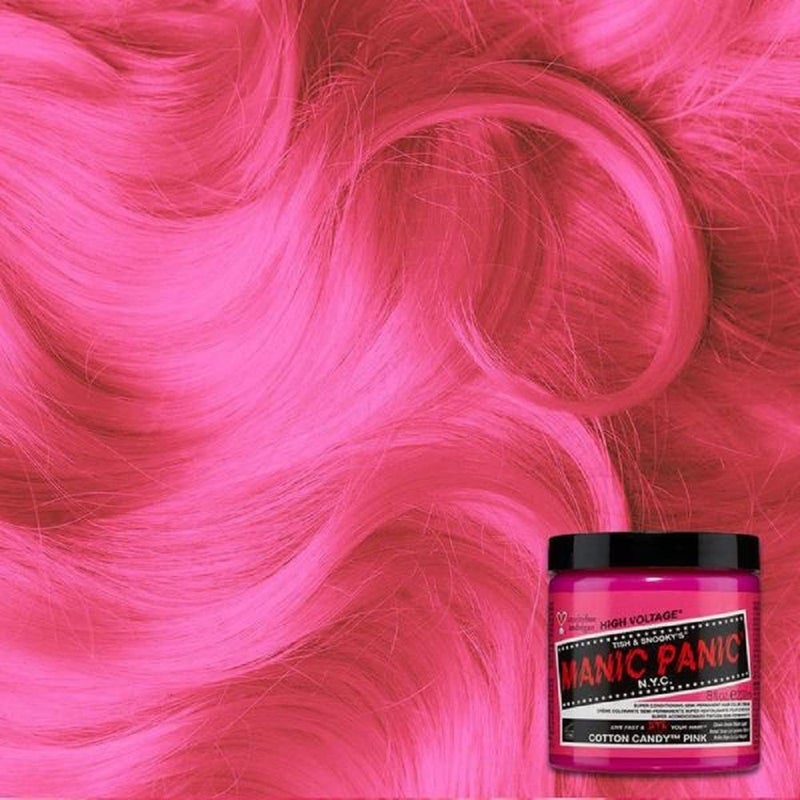 MANIC PANIC Classic Cotton Candy Pink Semi Permanent Hair Color - Bright Pink Hair Dye for Women & Men That Lasts 4-6 Weeks - Vegan, Ammonia & Cruelty-Free - Create & Mix Custom Shades (4oz / 2pk) - Image 3