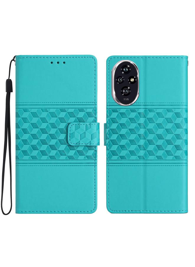 S-TOP Case For Honor 200 Diamond Embossed Skin Feel Leather Phone Case - Image 1