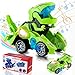 Hirger Transforming Dinosaur Toys for Kids Auto Transformer Car Toy for Toddler Boy 2 3 4 5 Year Old Birthday Gift - Image 2