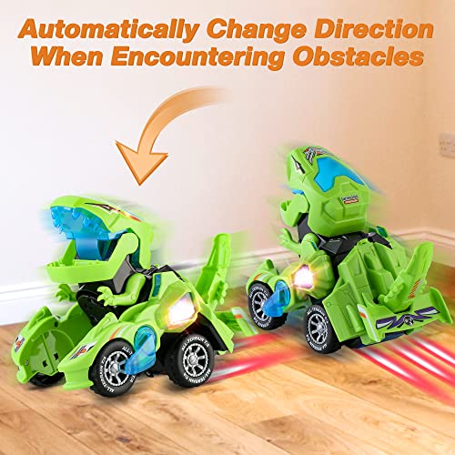 Hirger Transforming Dinosaur Toys for Kids Auto Transformer Car Toy for Toddler Boy 2 3 4 5 Year Old Birthday Gift - Image 5