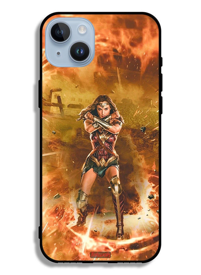 Tolwak جراب حماية لجهاز Apple iPhone 14 Plus Wonder Women - Image 2