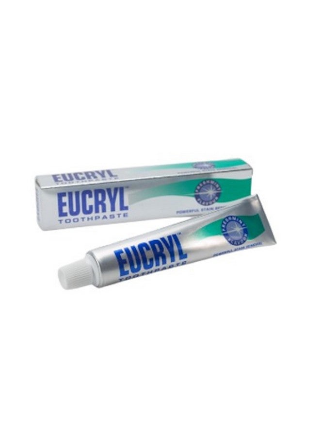 Eucryl smokers toothpaste freshmint 50ml powerful stain removal - Pack of 2