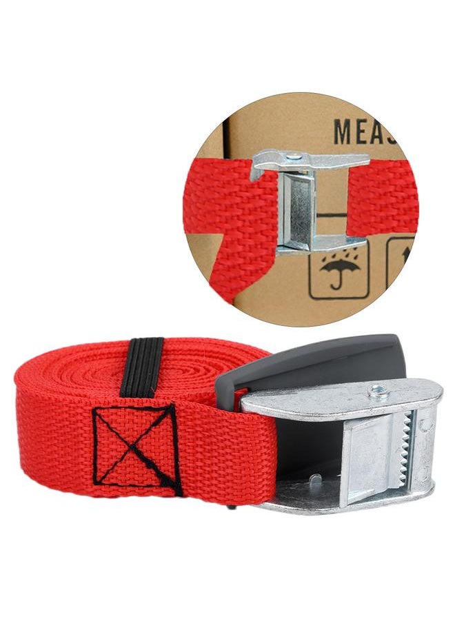 Thoraya 3 Meters Polyester Outdoor Lashing Tie Surfboard Kayak Rack Buckle Lock Tie Down Strap(Red)  - Image 3