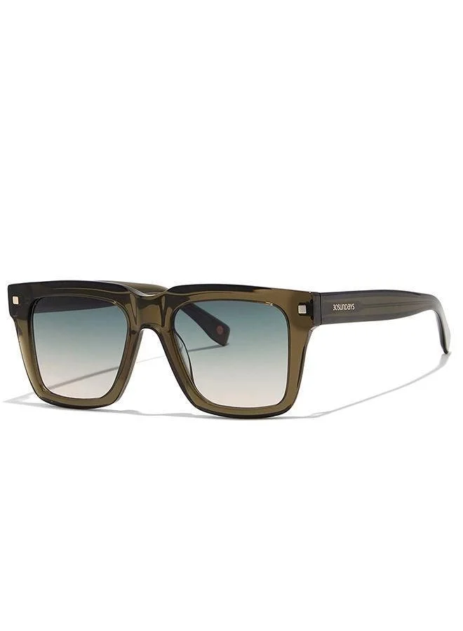 30Sundays 30Sundays GROVE,Women Sunglasses, Square Sunglasses, UV Protection: UV400 (Green,Green)