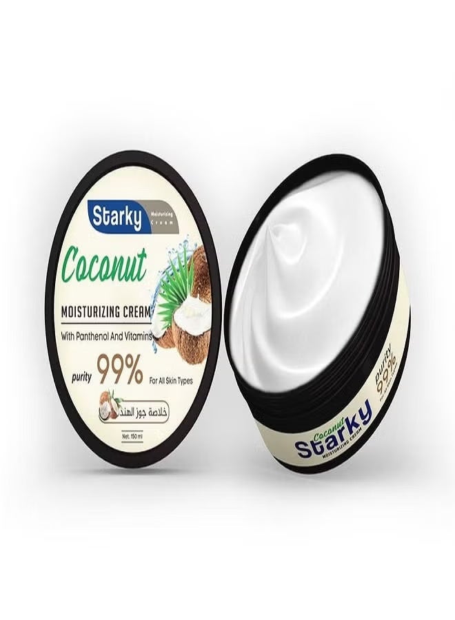 Starky Coconut Skin Moisturizer 150 ml – Deep Hydration & Natural Glow with Coconut Extract - Image 3