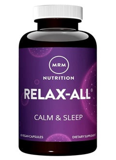 MRM Nutrition Relax-All Sleep Relaxation Plus Calmness Restful Sleep Gaba And L-Theanine Ashwagandha Vegan Plus 15 Servings 
