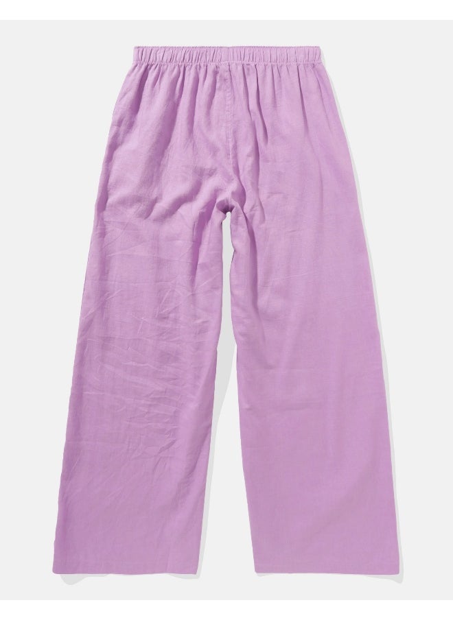 American Eagle - AE Linen-Blend Pull-On Pant - Image 1