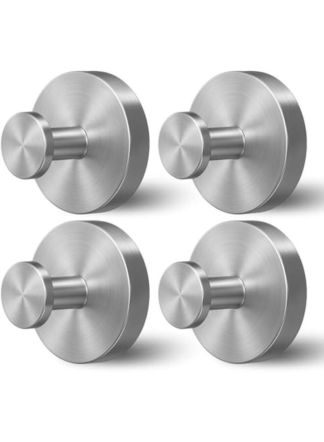 Showerr Hooks for Inside Shower,Suction Cup Hooks for Glass Window,Removable Towel Hooks for Bathrooms,4 Packs  - Image 1