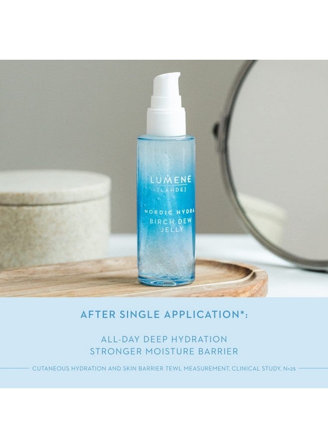 Lumene Nordic Hydra [Lähde] Birch Dew Jelly Dual Hydrating Serum Face Moisturizer With Hyaluronic Acid And Nordic Birch Sap Faily Face Serum For Dry Skin And All Skin Types (1.7 Fl Oz) - Image 5