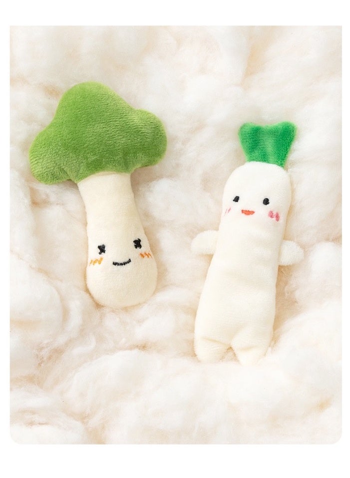 2Pcs Baby Anti-Startle Hand-Held Ring Doll Can Be Chewed, Soothing Hand-Held Rope Toy Suitable For Newborn Babies - Image 1