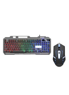 دينكس مجموعة لوحة مفاتيح سلكية بإضاءة خلفية RGB وماوس ألعاب - Denx DX1795  - Image 4