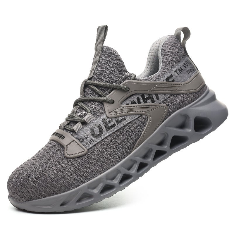 Labor Protection Shoes For Men, Non-Slip, Anti-Smash, Anti-Puncture, Protective Safety Old Protection Work Shoes, Summer Breathable, Deodorant For Women - Image 1