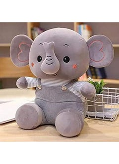 Tickles Tickles Cute Baby Elephant Super Soft Stuffed Plush Animal Toy for Kids Birthday Gifts (Color: Grey Size: 23 cm)  - Image 2