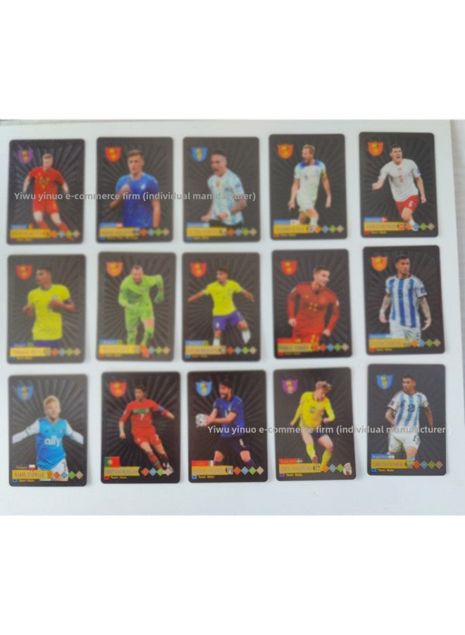World Cup European Cup Football Star Cards Gold Foil Cards 55 Star Cards Collection Cards In Stock Can Be Plastic Sealed 