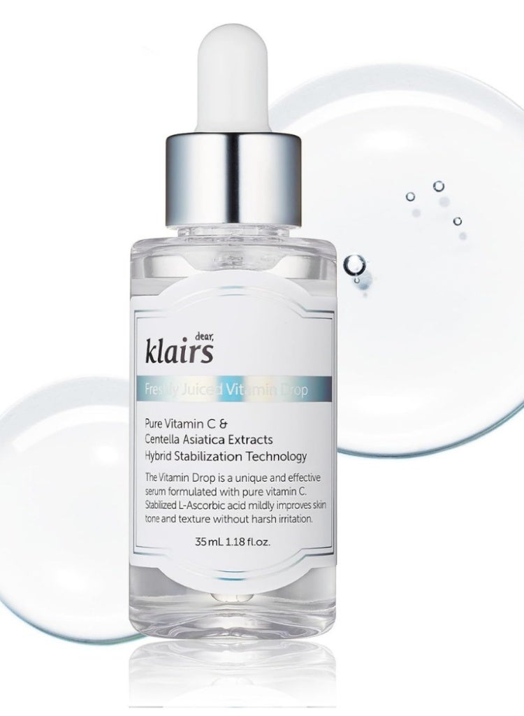 Klairs Dark Spots & Dull Skin Care – Klairs Freshly Juiced Vitamin Drop 35ml | Brightening Serum for Uneven Tone & Pigmentation - Image 1
