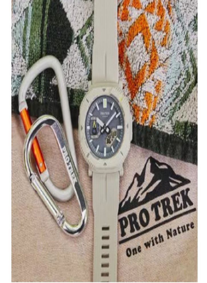 Casio Pro Trek Bluetooth Solar Watch – Tough Solar Powered, Bio-Based Resin Design, 100M Water Resistant, Dual LED Super Illuminator, and World Time Function - Image 4