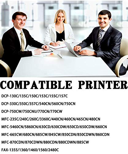 CyberpowerPC Compatible Ink Cartridge Replacement for Brother LC 51 LC-51, Cyan, Magenta, Yellow, Black, 10 Pack - Image 2