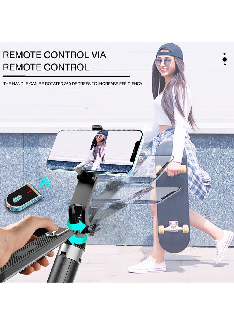 Wireless Bluetooth Selfie Stick Tripod with Integrated Light, Portable and Compatible with i Phone/Android Smartphones - Image 4