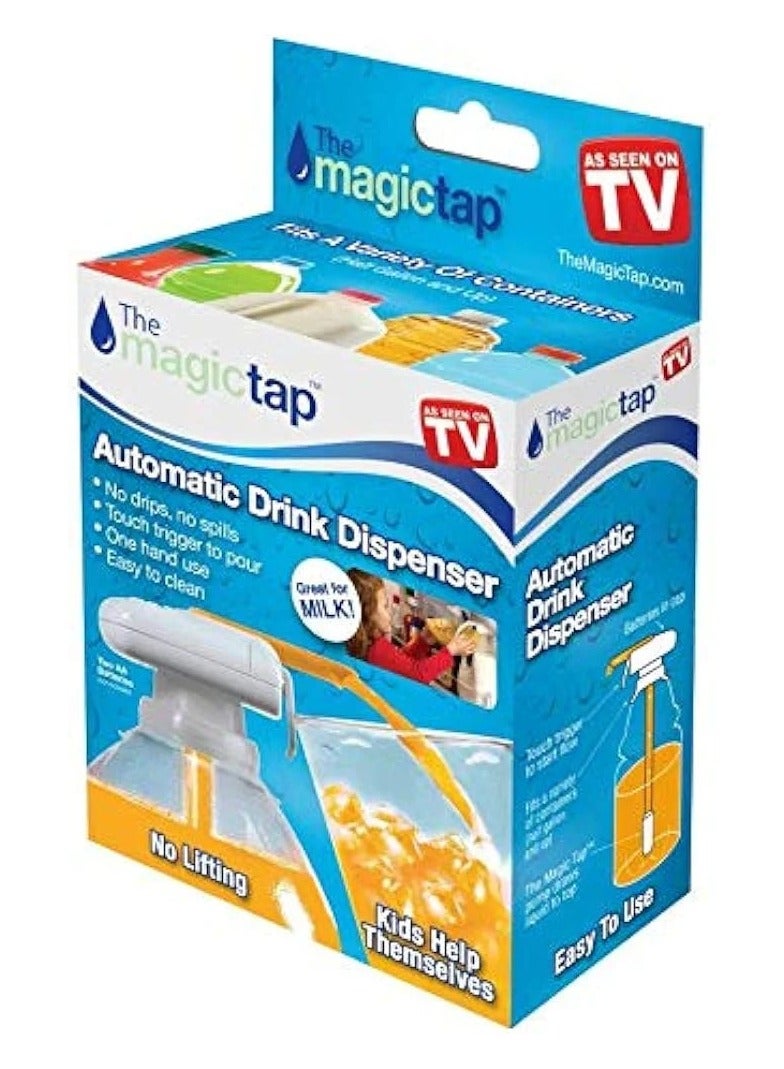 White automatic push-button beverage dispenser - Image 1