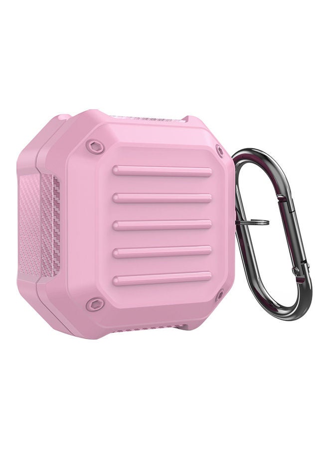 علبة سماعة أذن ناعمة من البولي يوريثان الحراري. وردي