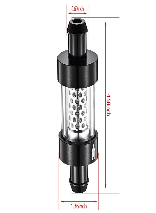 GJYSYP 5/8 in. Inline Coolant Filter Universal Filter and Inspection System Stainless Steel Screen For Pipe Bore 0.62 in. - Image 4