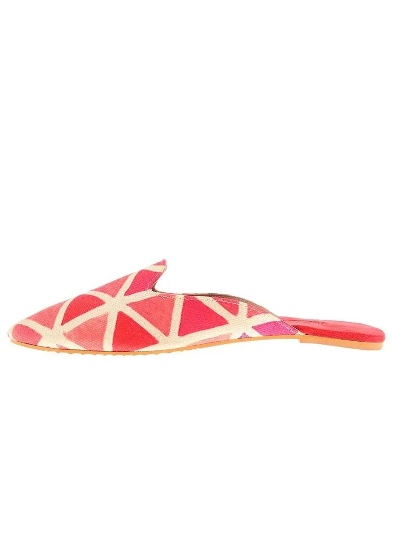 Mishkat Yaqott Babouche Slippers for Women (Red) - Image 1