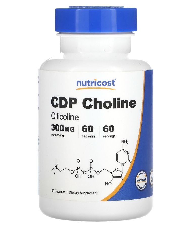 CDP Choline Citicoline 300 mg 60 Capsules