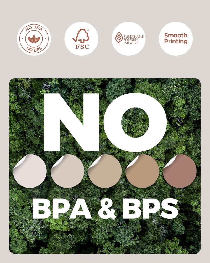 MUNBYN 2 Inch Thermal Labels Round, 2 Inch Thermal Label Stickers for Candle, Baking, 150 Sheets/1 Roll - Image 4