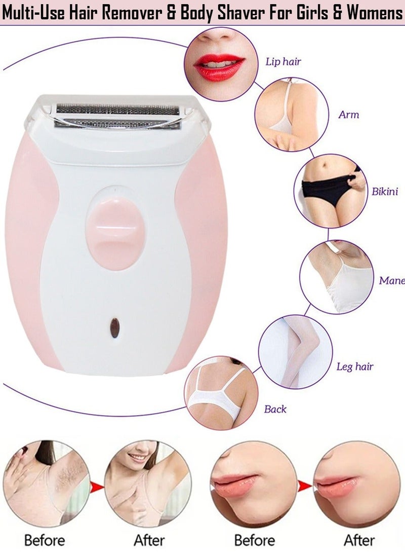 قطوب آلة الحلاقة الكهربائية القابلة لإعادة الشحن لإزالة الشعر بلطف من الإبطين والساقين والذراعين ، Pubic المناطق والجسم كله . - Image 2