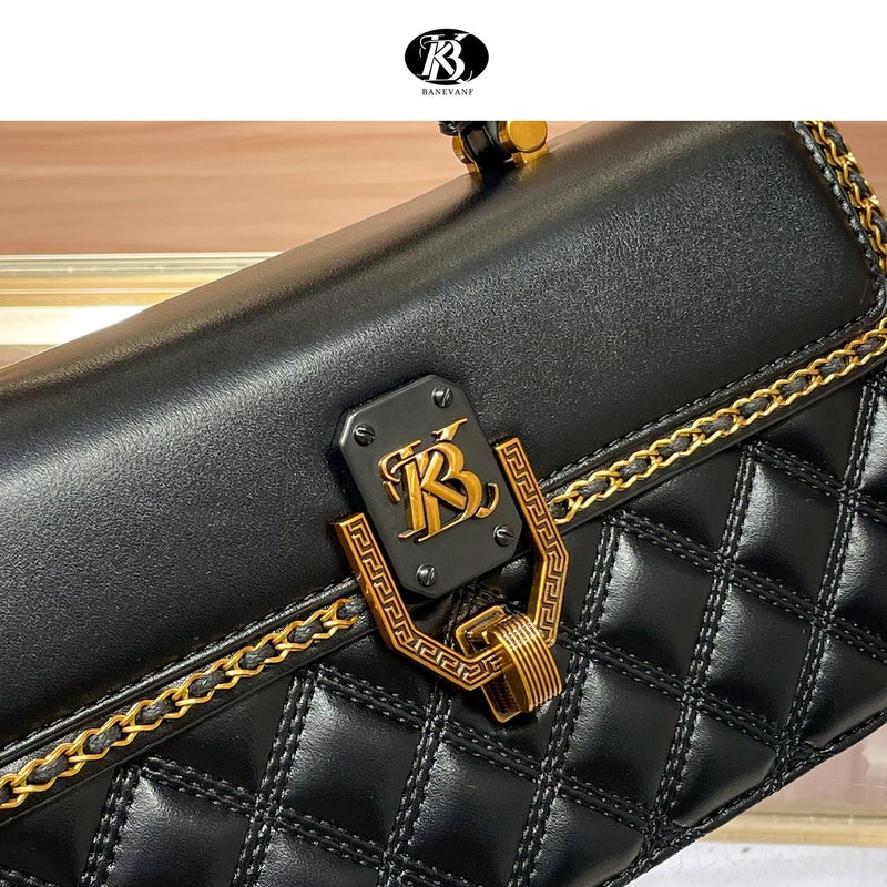 Kb Princess Bani High-End Genuine Genuine Genuine Rhomboid Handbag Women'S Fashionable All-Match Shoulder Crossbody Bag - Image 4
