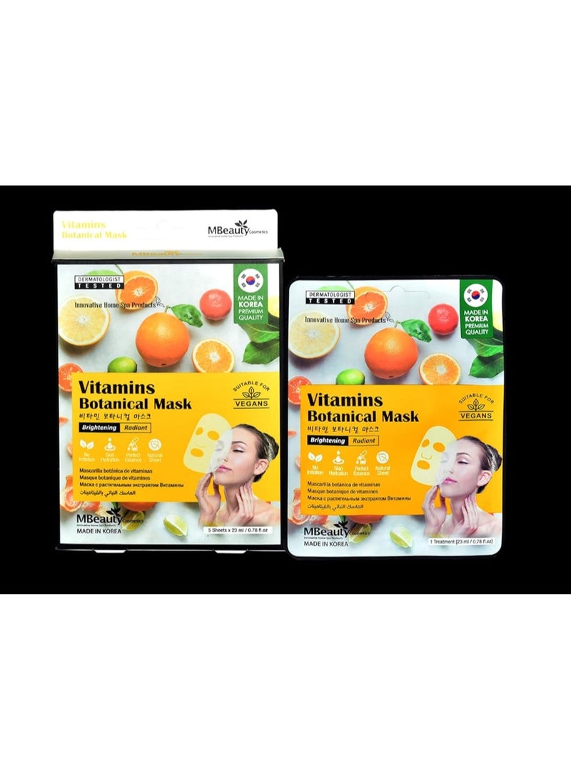 MBeauty Vitamins Botanical Mask - 23 ML - Image 3