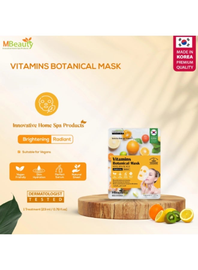 MBeauty Vitamins Botanical Mask - 23 ML - Image 2