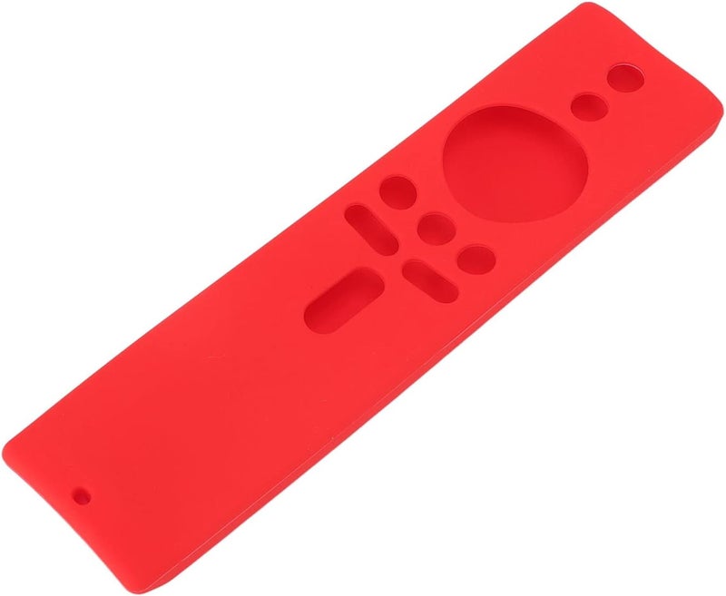 aqxreight Slip Remote Control Silicone Case for Mi Box S for Slip Remote Control Silicone Cover for Mi Box S 4K & TV Stick, Protective Case with Design Xiao (Red) - Image 1