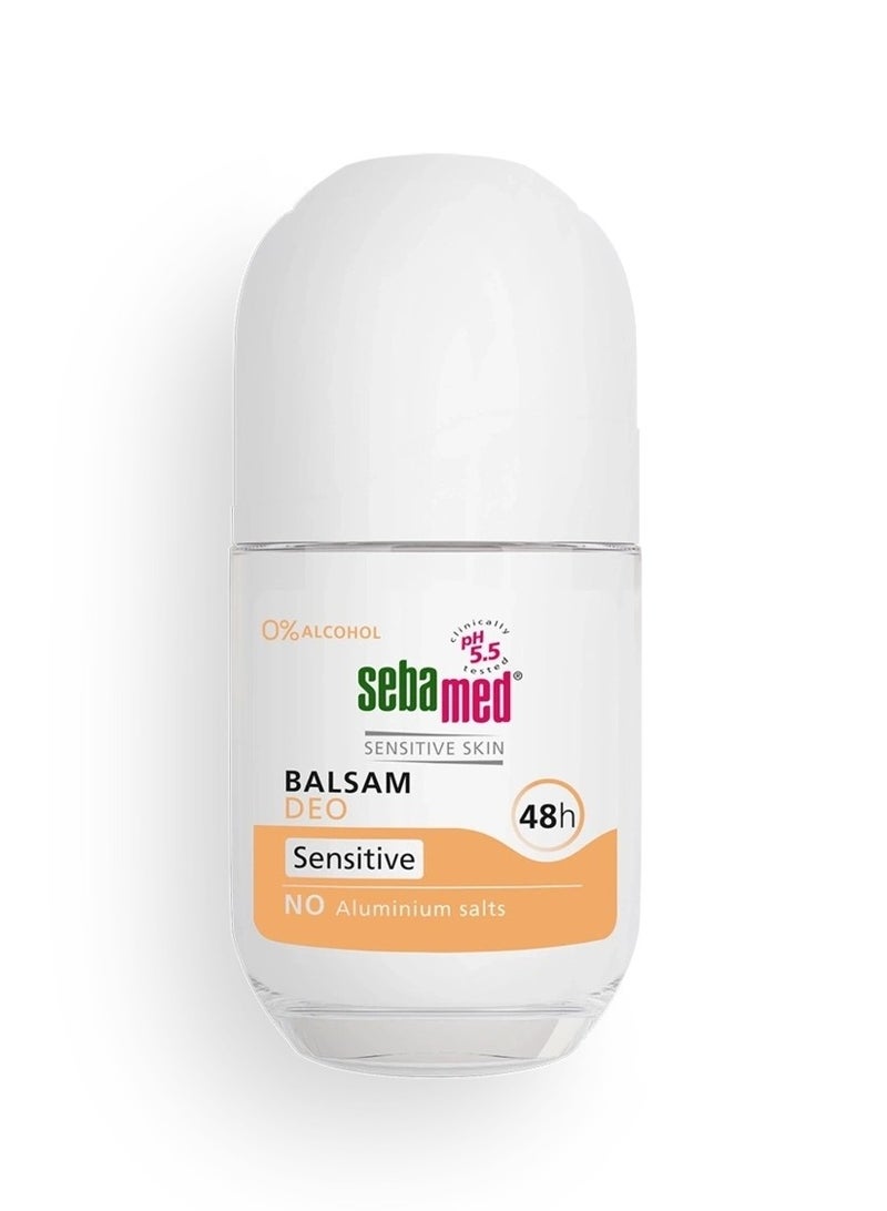 Sebamed Balsam Deo Sensitive 48h (roll-on) alcohol & aluminium-free  - Image 1