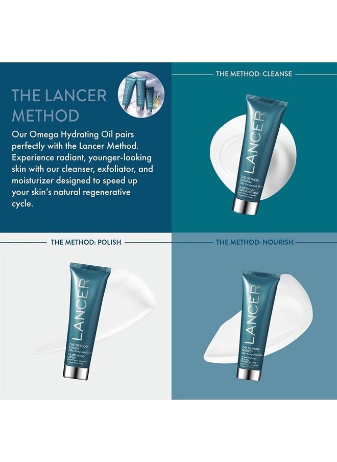 lancer Lancer Skincare Omega Hydrating Oil with Ferment Complex, Daily Facial Oil Moisturizer, 1 Fl Oz  - Image 3