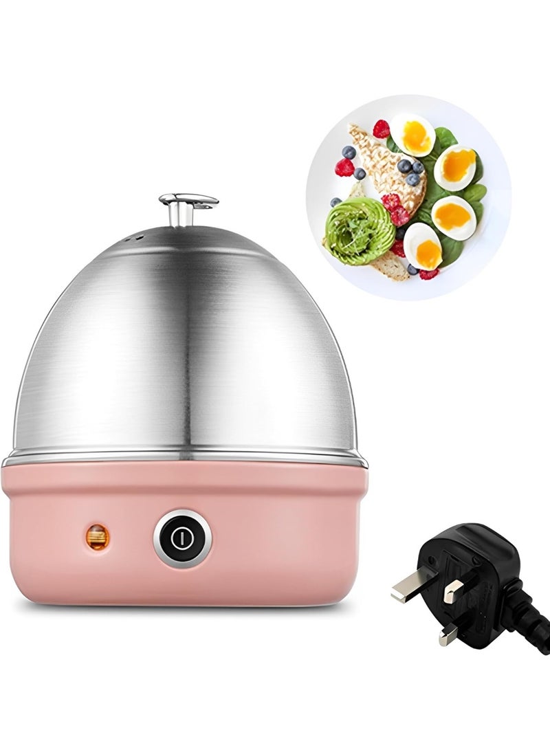 Beauenty Electric Egg Cooker,304 Stainless Steel Rapid Egg Boiler with Auto Shut Off,7 Egg Capacity Multifunctional Electric Egg Cooker for Hard Boiled,Steamed Eggs,Vegetables and Dumplings  - Image 1