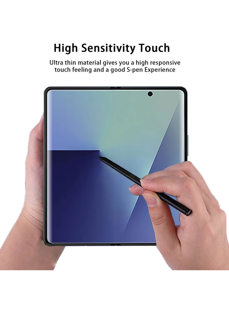 Screen Protector for Galaxy Z Fold 7, 【2+2+2 Pack】 HD Transparent Soft Flexible Film for Inner and Outer Screen, Anti-Scratch Bubble-Free Full Coverage Protective Film for Fold7 (Clear) - Image 2