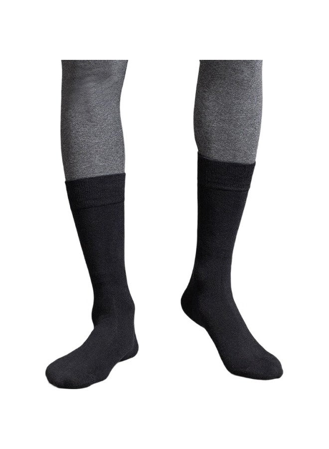 yimian Men'S Long Socks For Spring And Autumn [Combed Cotton 7A Antibacterial And Odor-Resistant] Breathable High-Top Long Socks For Men, 6 Pairs - Image 1