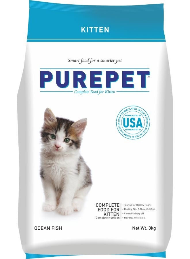 بيوربيت Kitten Dry Cat Food  Ocean Fish None - Image 1
