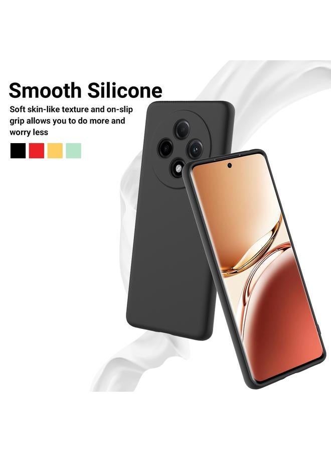 S-TOP Case For OPPO F27 Pro / F27 Pro+ Pure Color Liquid Silicone Shockproof Phone Case - Image 3