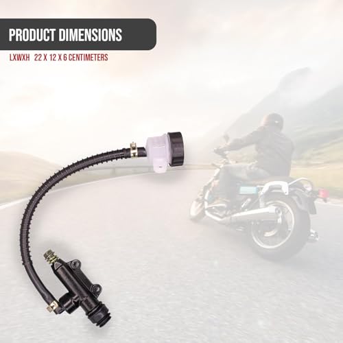 VTRUST Rear Brake Pump Assembly Foot Brake Master Cylinder Compatible for Classic 350cc 500cc - Image 5