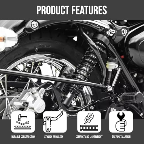 VTRUST Rear Brake Pump Assembly Foot Brake Master Cylinder Compatible for Classic 350cc 500cc - Image 3