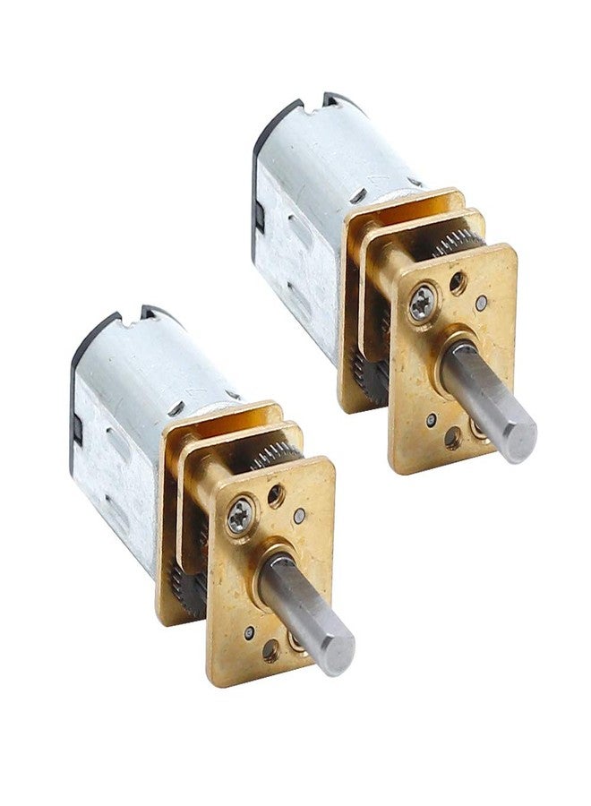 Augiimor 2PCS DC 6V 250RPM Speed Reduction Motor N20 3mm Shaft Mini Metal Gearwheel Gear Motor with Full Metal Gearbox Micro Motor - Image 1